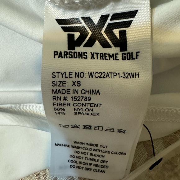 PXG White Golf Polo Top Size XS - Picture 7 of 8